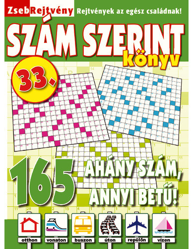 ZSEBREJTVÉNY SZÁM SZERINT KÖNYV 33.