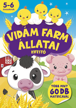 VIDÁM FARM ÁLLATAI KIFESTŐ - TÖBB MINT 60 DB MATRICÁVAL