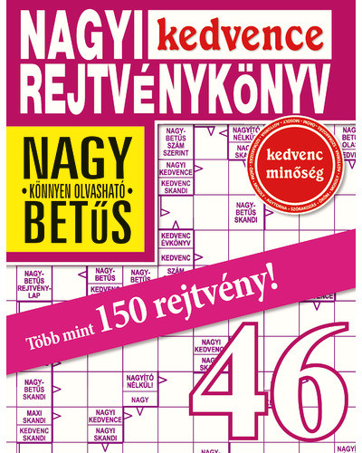 NAGYI KEDVENCE REJTVÉNYKÖNYV 46