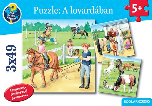 PUZZLE: A LOVARDÁBAN (3X49 5+)