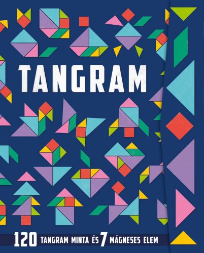 TANGRAM - KÉK - 120 TANGRAM MINTA ÉS 7 MÁGNESES ELEM