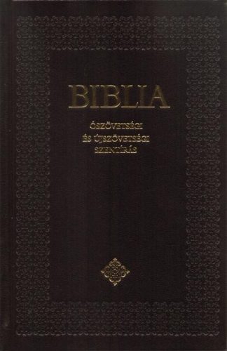 BIBLIA - ÓSZÖVETSÉGI ÉS ÚJSZÖVETSÉGI SZENTIRÁS (BORDÓ STANDARD, KÖTÖTT)